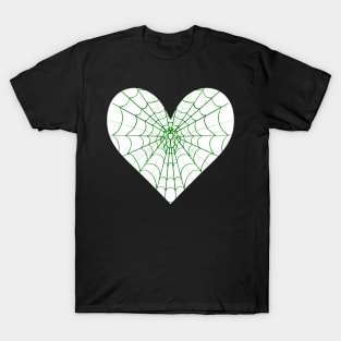 Spider Web Heart V14 T-Shirt